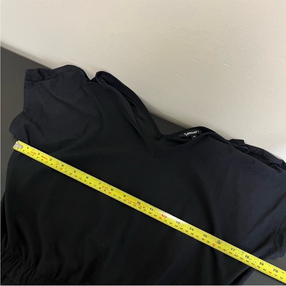 Sansara Black Soft Stretch Knit Jumpsuit - Picture 12 of 14